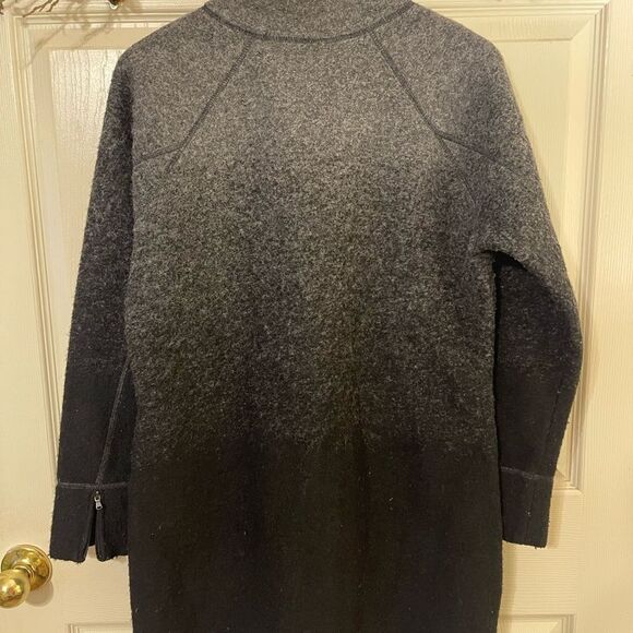 Dakini Charcoal Wool Zip-Up Jacket - Picture 8 of 11